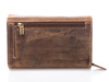 Große Frauen roh Vintage braun Brieftasche mit Blumen